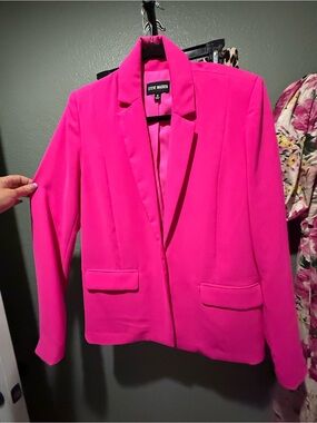 Steve Madden Hot Pink Tailored Blazer